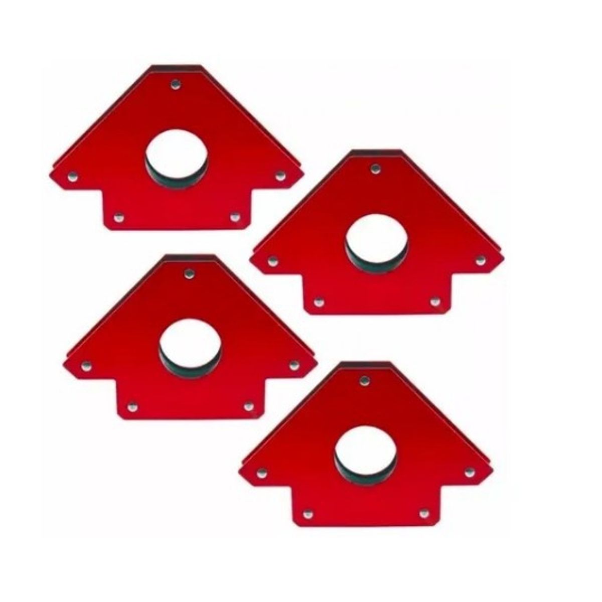 OFERTABKN - Pack 4 Escuadra Magnética Para Soldar 50 Lbs 110 Mm