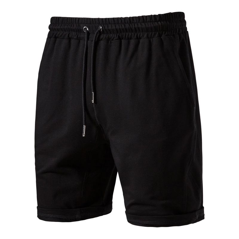GARSIL - Short De Algodón  Corto Deportivo Para Hombre Con Bolsillos y Agarre