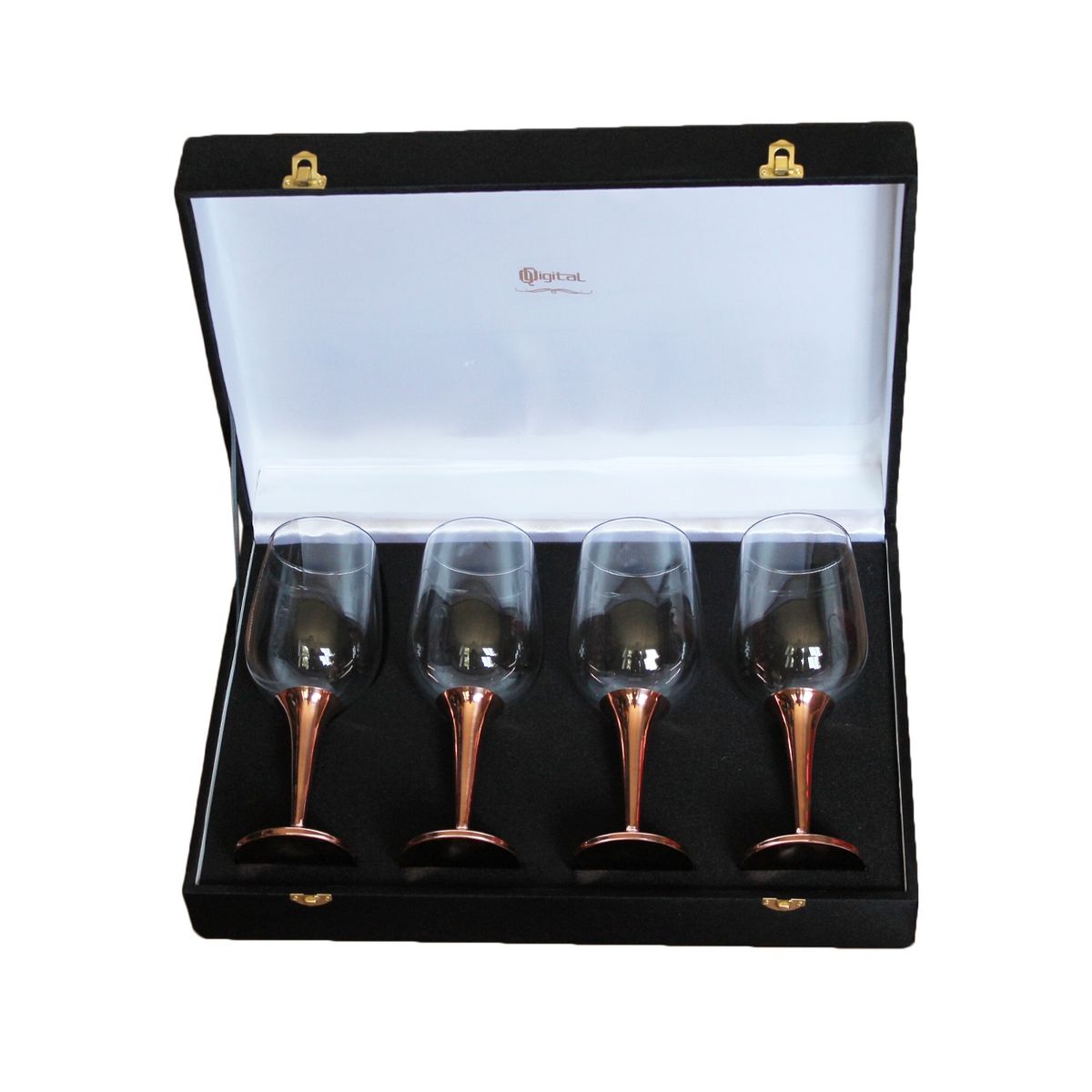 PERFECT CLASS - Set de 4 Copas de Vino Alto Cobre