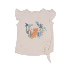 PILLIN - Polera Bebe Niña Blanco