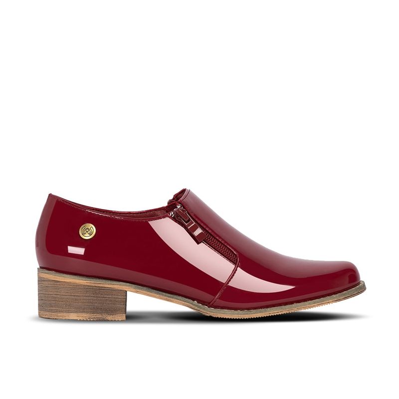 WEIDE - Mocasin Mujer Dolores Rojo Oscuro Weide