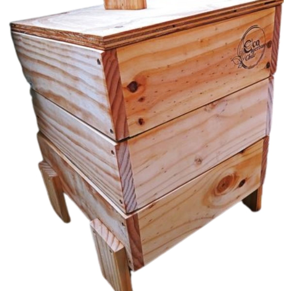 GENERICO - Vermicompostera Valles en Madera con 3 Niveles