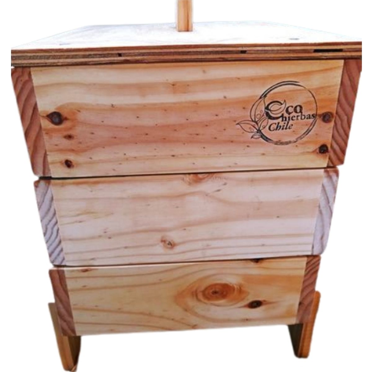 GENERICO - Vermicompostera Valles en Madera con 3 Niveles