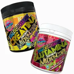 ITALO GROTTINI - GLUTAMINA DOBLEMENTE MICRONIZADA 432G CREATINA MANGO MARACUYA 440G