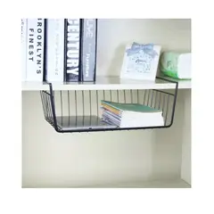 UNIVERSAL - CANASTO organizador para escritorio cajones etc Negro
