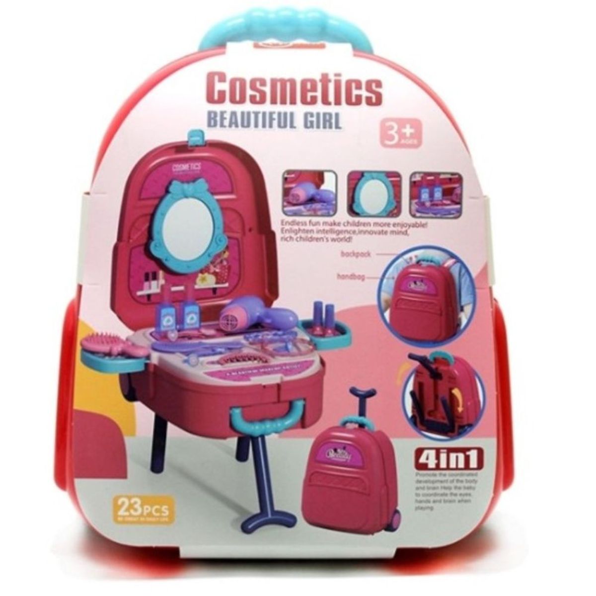 SPACEZAT - Maleta de juegos 4en1 Tocador Cosmetiquero