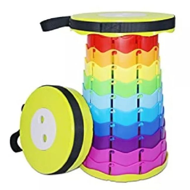 GENERICO - Silla Plegable Telescópica Silla Portátil Retráctil