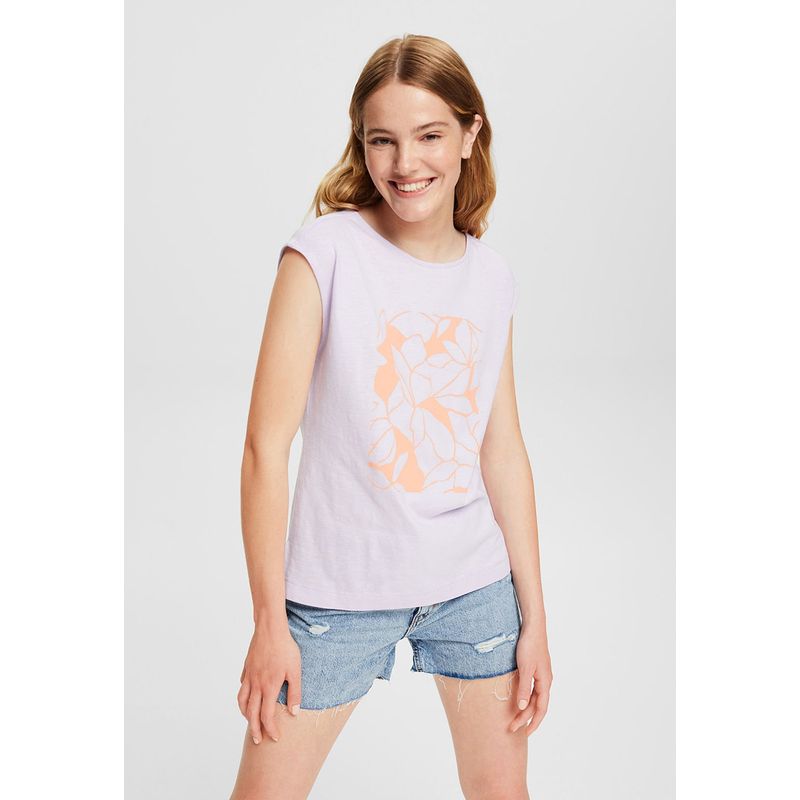 ESPRIT - Polera Con Estampado Esprit ESPRIT