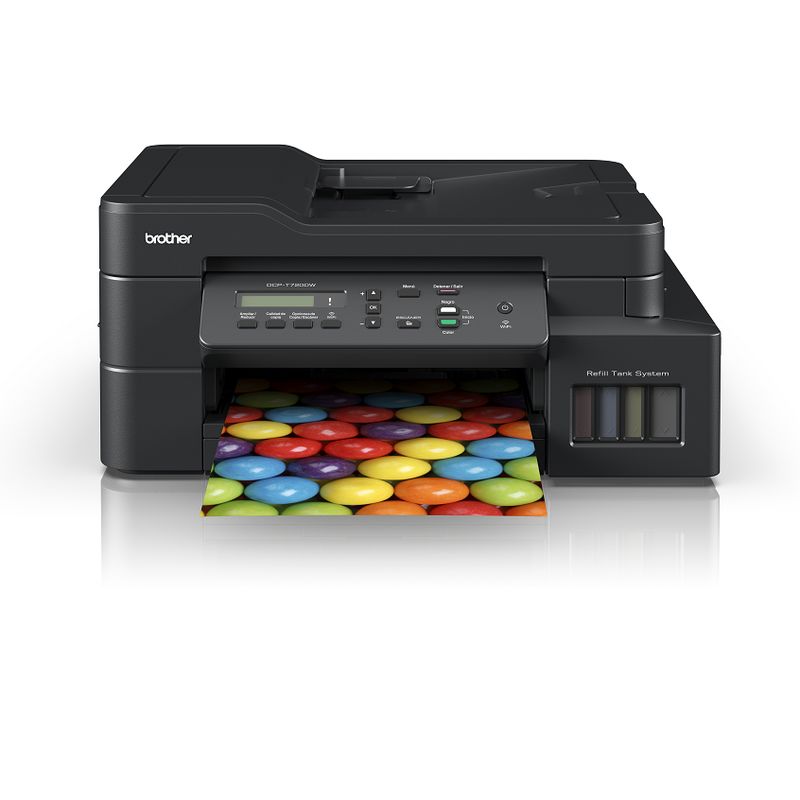BROTHER - Impresora Multifuncional Wifi Brother Dcp T720 - Tintas Incl