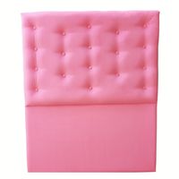 Respaldo 1 1/2 Rosado Felpa Botone a piso Muebles Rimar