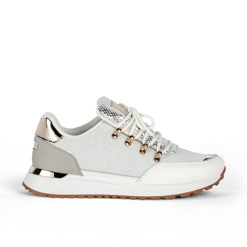 WEIDE - Zapatilla  Mujer Flora Blanco Weide