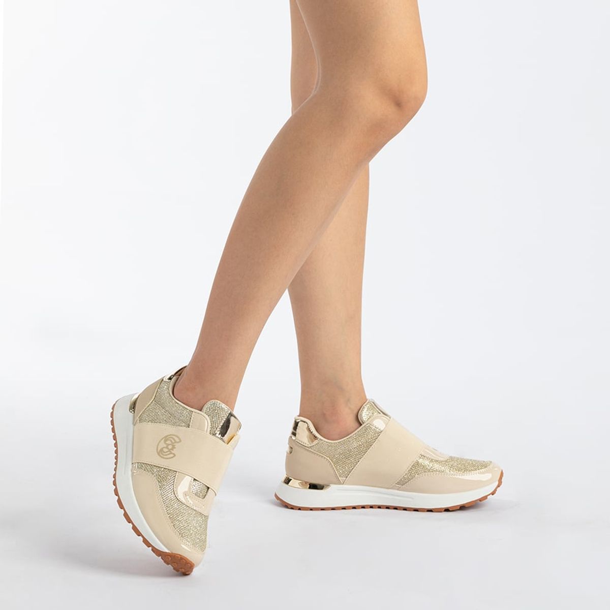WEIDE - Zapatilla  Mujer Niceto Beige Weide
