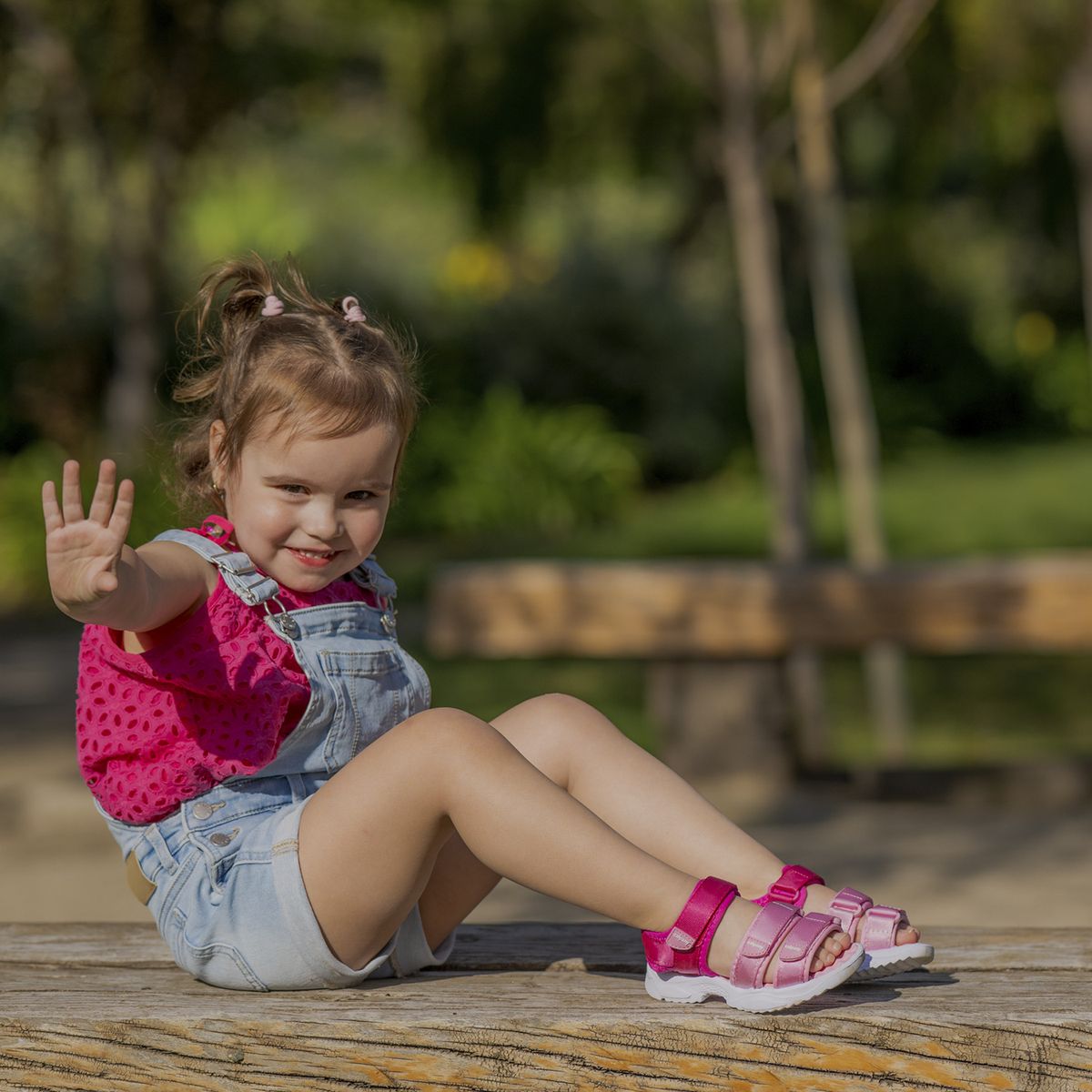 CALPANY - Sandalia Niña Carmen Púrpura CALPANY