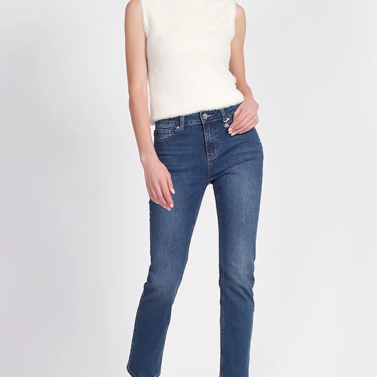 LIOLA - Jeans Tachas Azul Liola