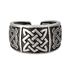 GENERICO - Anillo Hombre Vikingo Anillo Étnico Ajustable