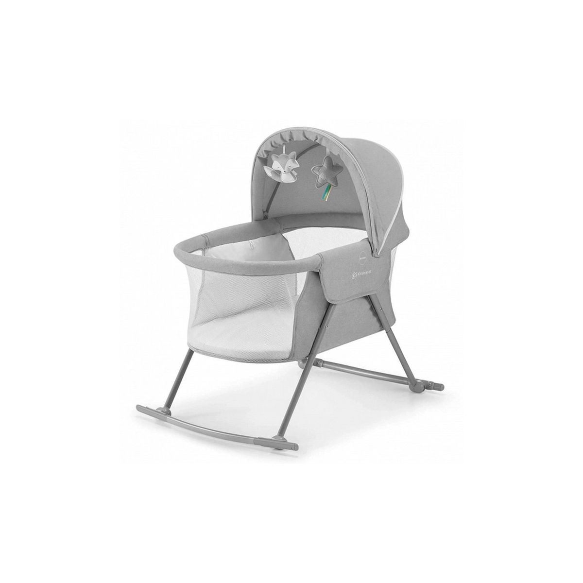 KINDERKRAFT - Cuna LOVI Gris KINDERKRAFT