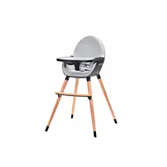 KINDERKRAFT - Silla de Comer FINI Negro