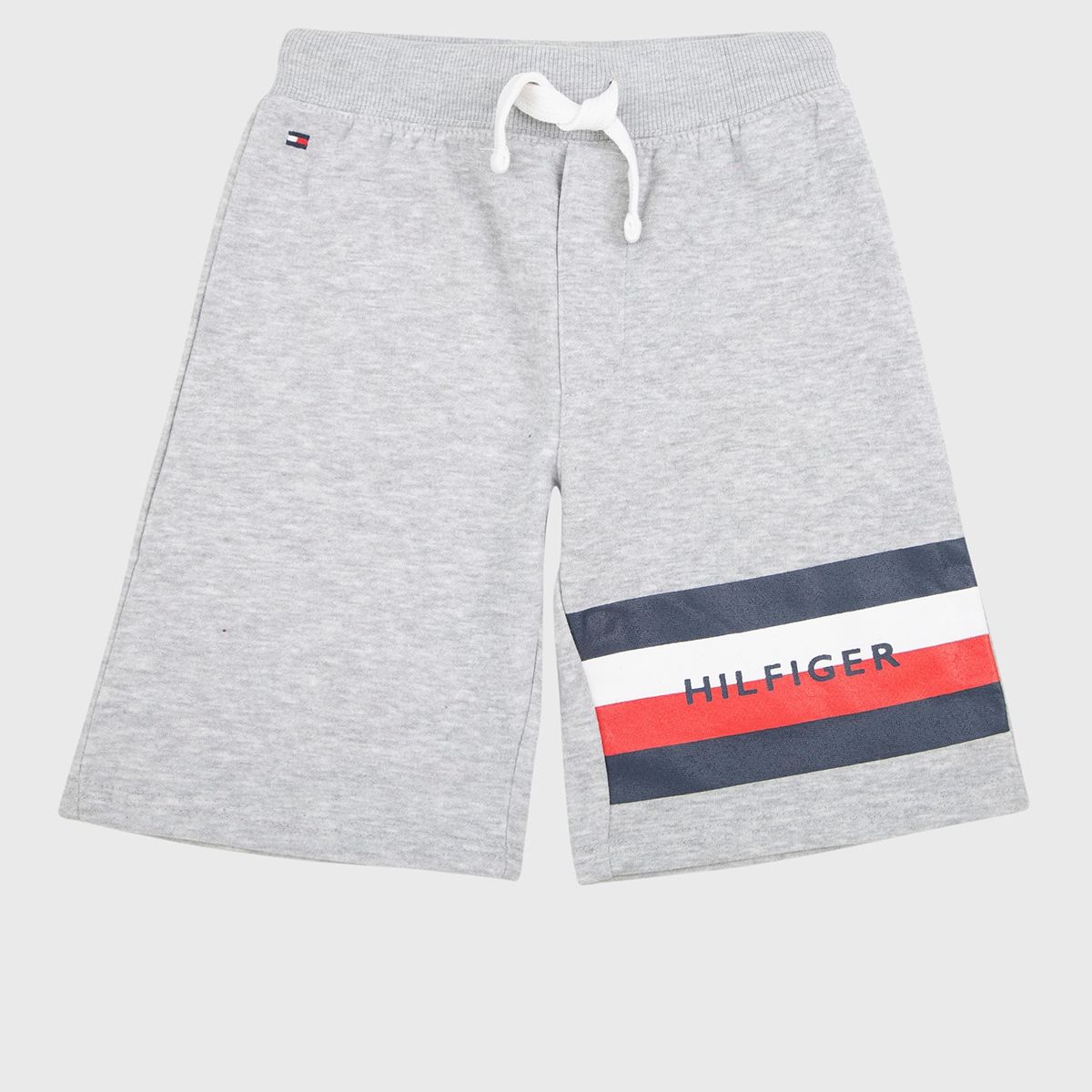 TOMMY HILFIGER - Short Stripe Graphic Logo Gris Tommy Hilfiger
