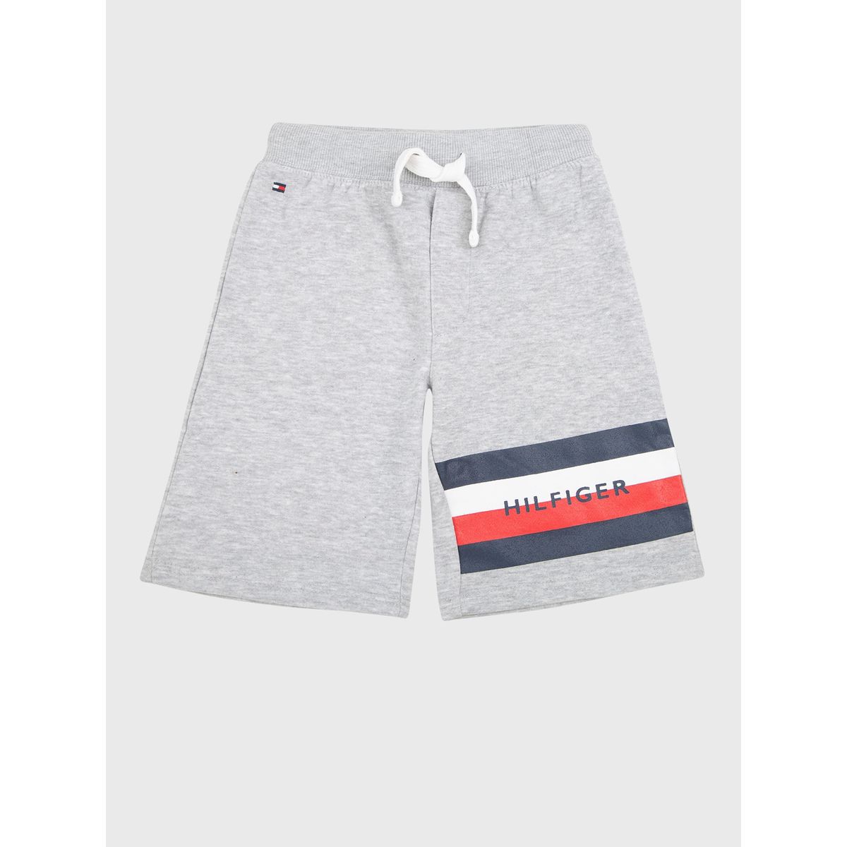 TOMMY HILFIGER - Short Stripe Graphic Logo Gris Tommy Hilfiger