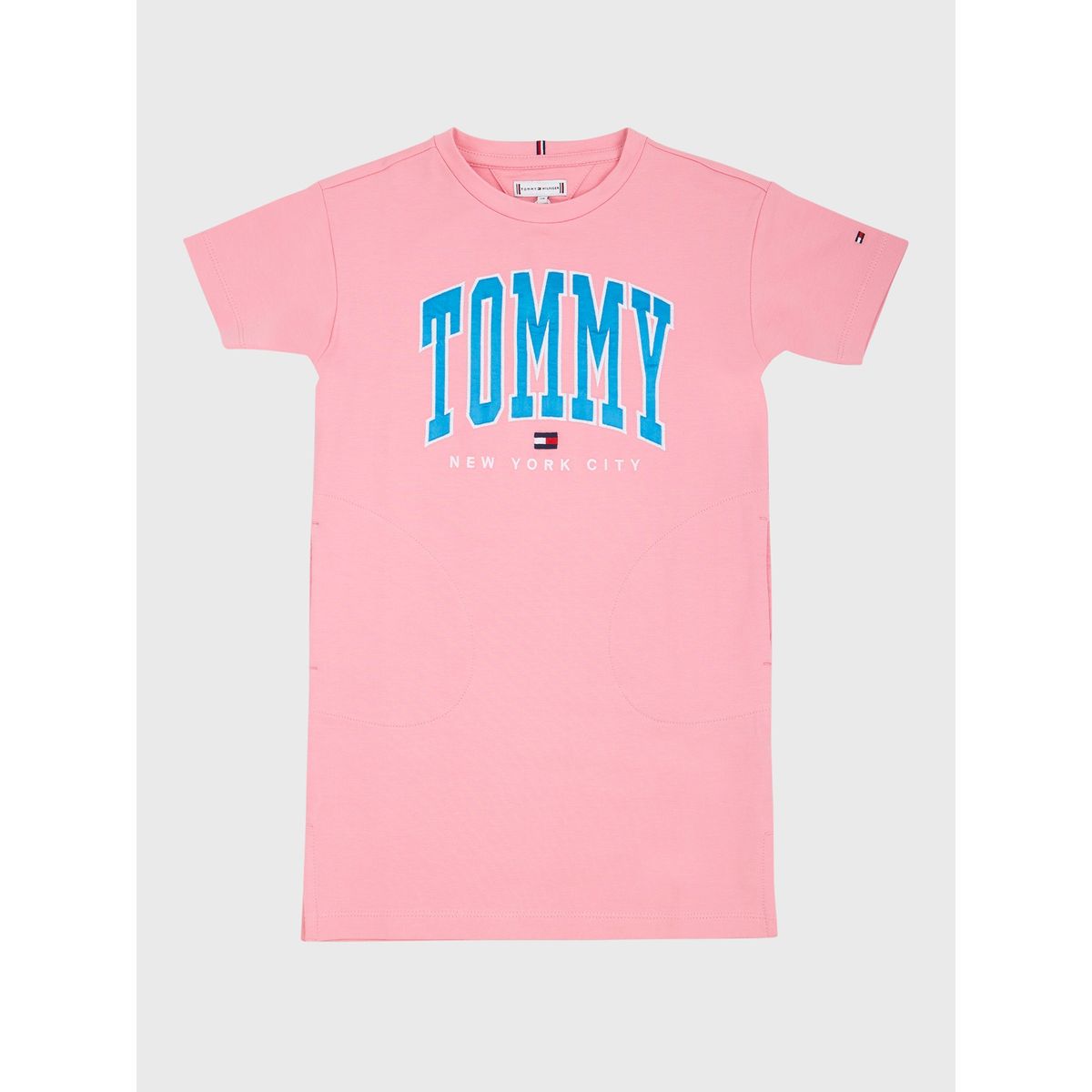 TOMMY HILFIGER - Vestido De Estilo Universitario Rosa Tommy Hilfiger