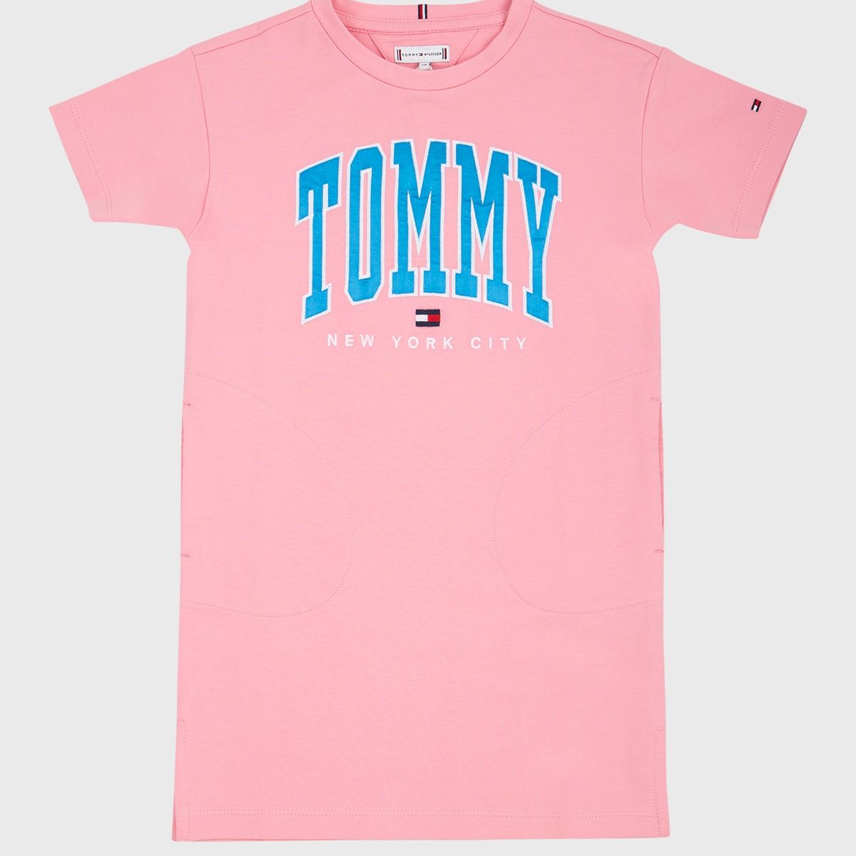 TOMMY HILFIGER - Vestido De Estilo Universitario Rosa Tommy Hilfiger