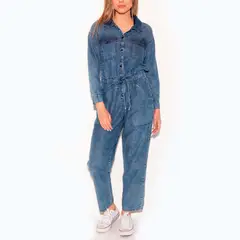 MOMCHIC - Overol delgado Miranda Azul