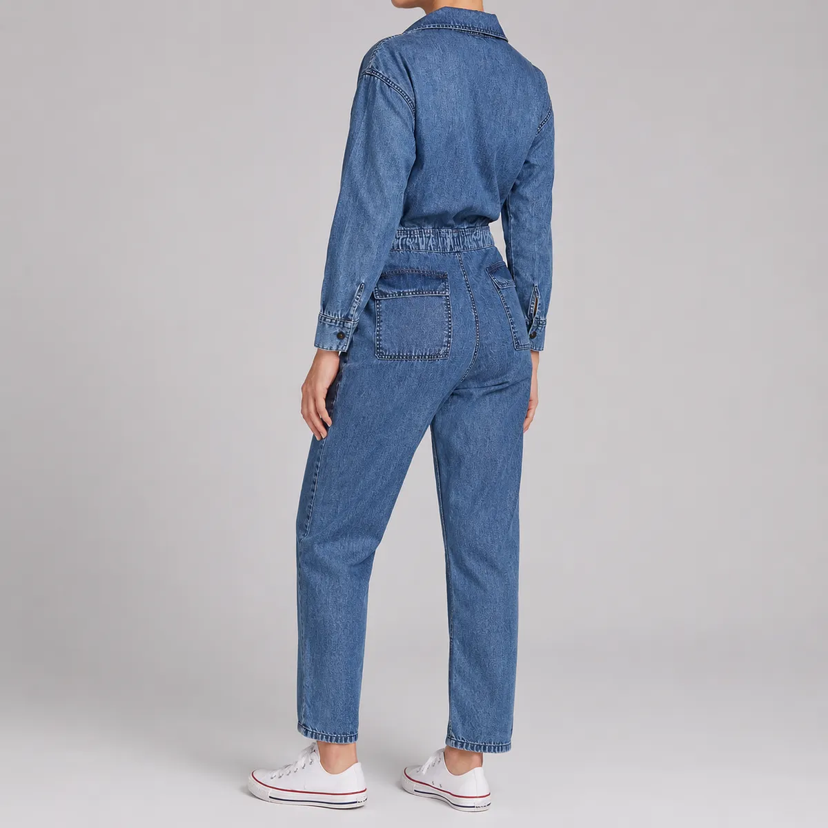 MOMCHIC - Overol delgado Miranda Azul