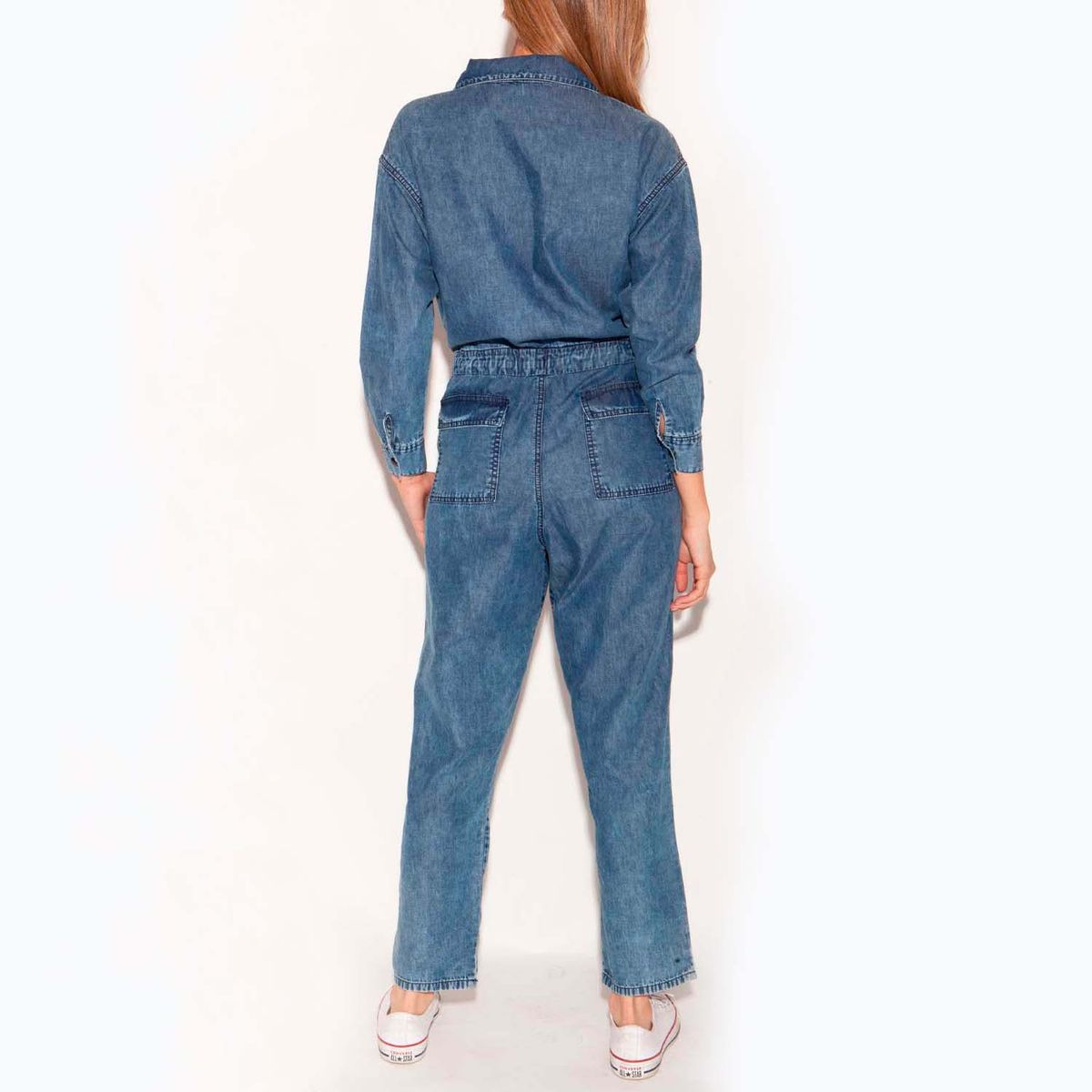 MOMCHIC - Overol delgado Miranda Azul