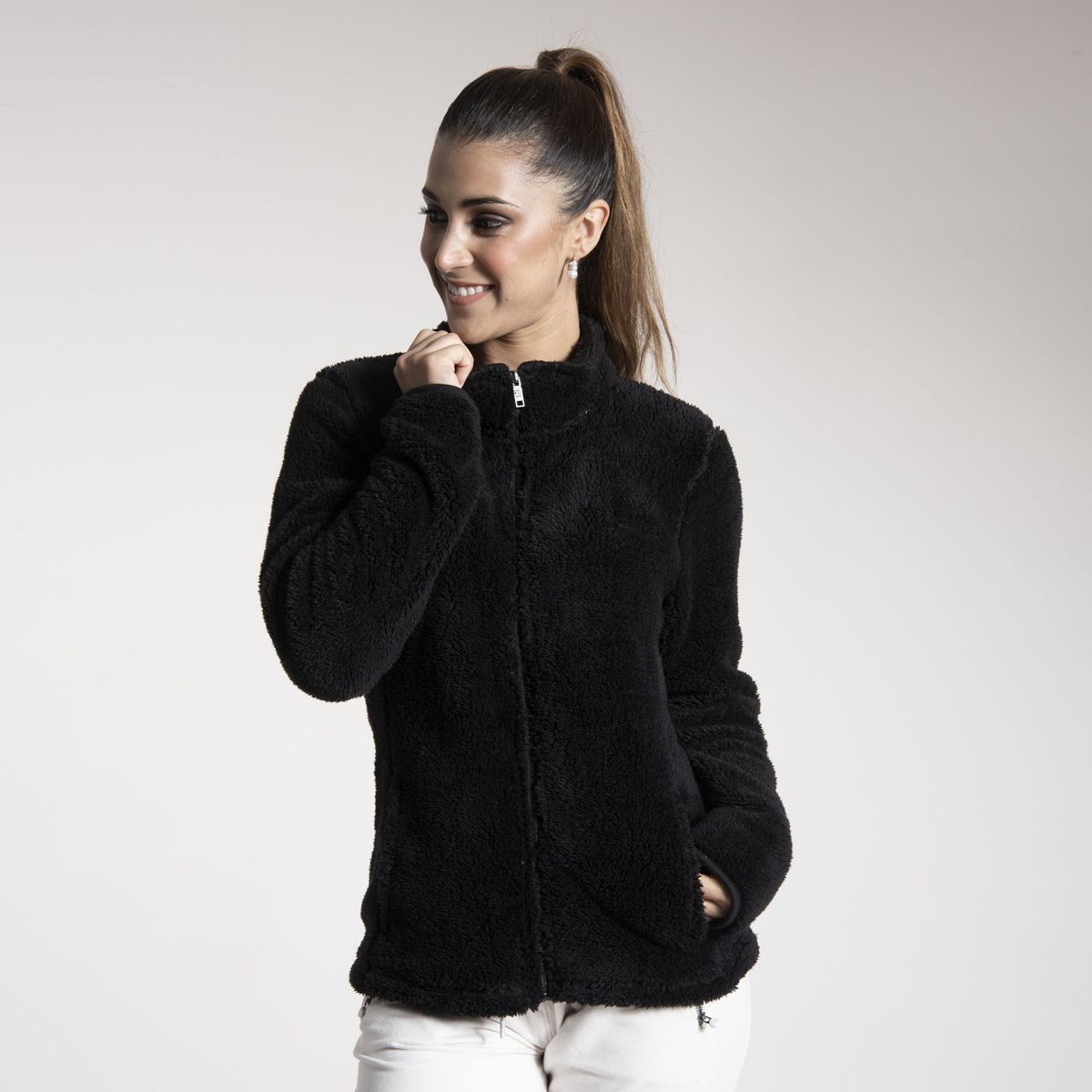 BSOUL - Polar Mujer Shaggy Isha Ii Negro BSOUL