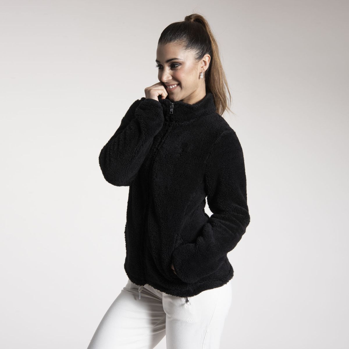 BSOUL - Polar Mujer Shaggy Isha Ii Negro BSOUL