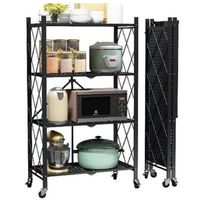 Estante Organizador Plegable Metálico Multiuso 4 Niveles…