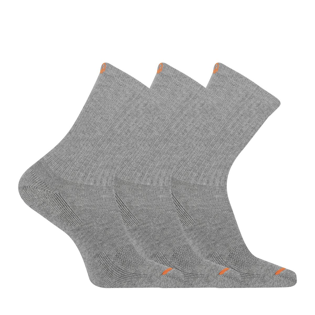 MERRELL - Calcetin Outdoor Access Cotton Crew 3 Gris Claro Unisex MERRELL