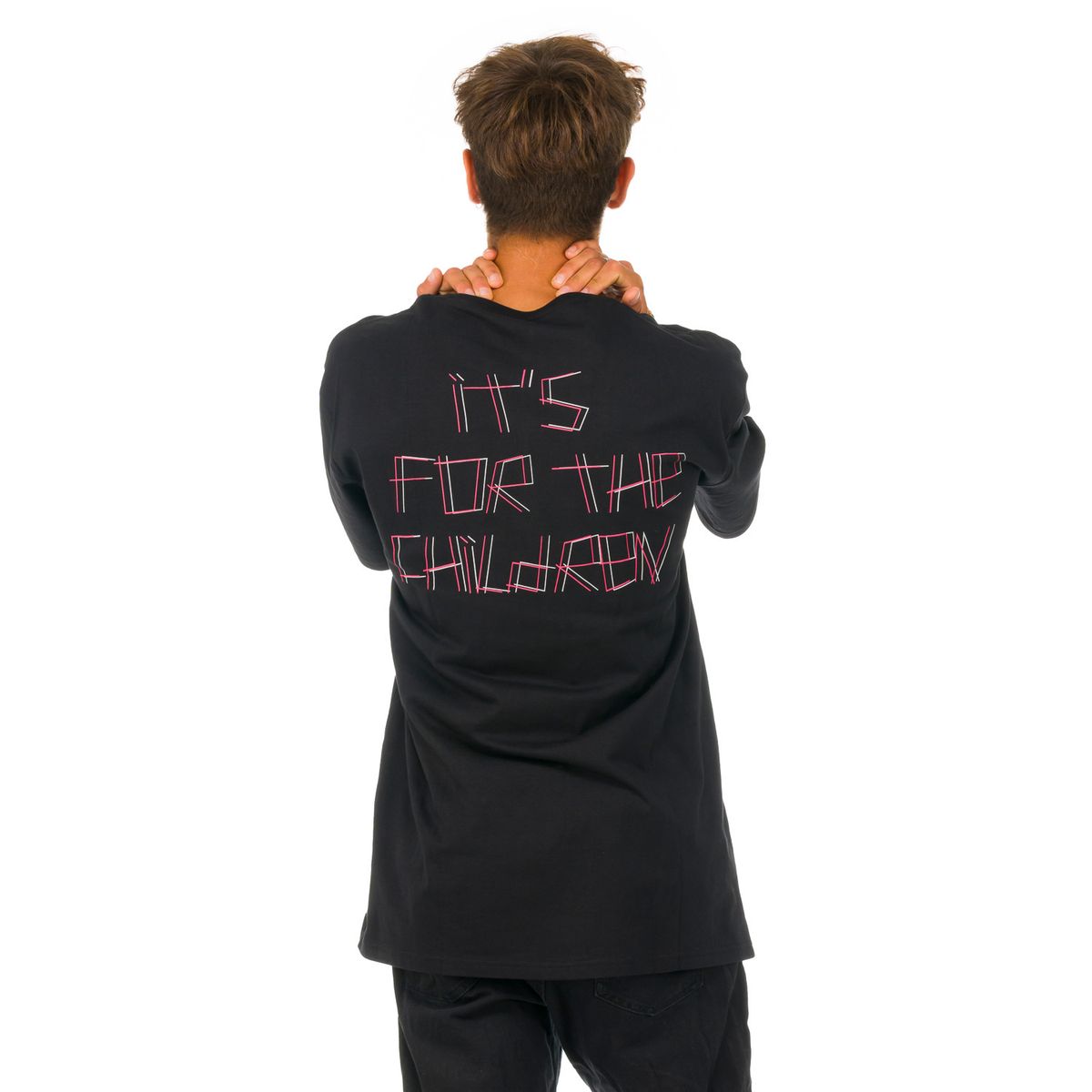 7VEINTE - Polera M/C Unisex The World Negro 7VEINTE