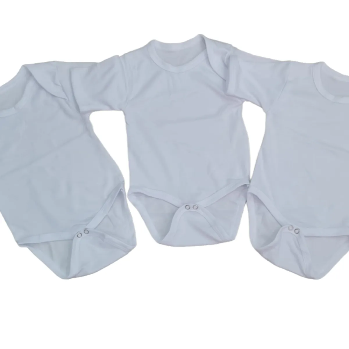 AGW - Pack 3 Bodys Bebé Manga Corta Blancos 100% Algodón