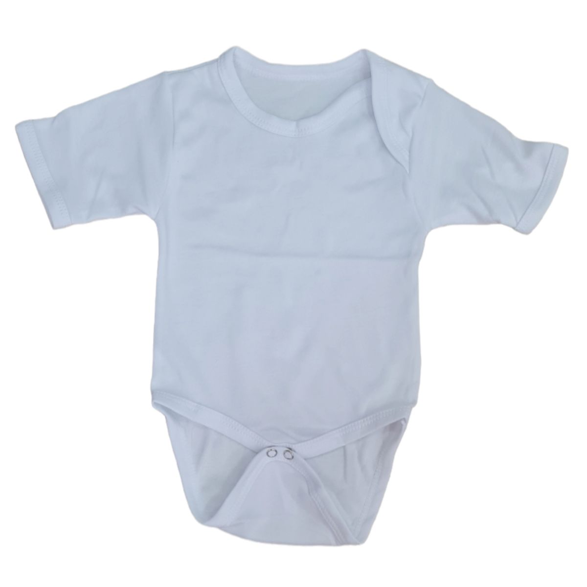 AGW - Pack 3 Bodys Bebé Manga Corta Blancos 100% Algodón