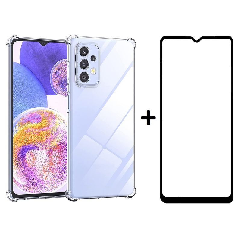 GENERICO - Carcasa Anti Golpes Para Samsung Galaxy A23 y Lamina Completa