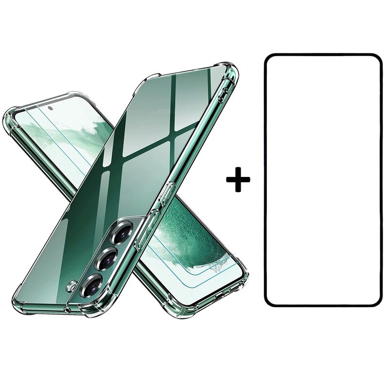 GENERICO - Carcasa Anti Golpes Para Samsung Galaxy S22 5G y Lamina Completa