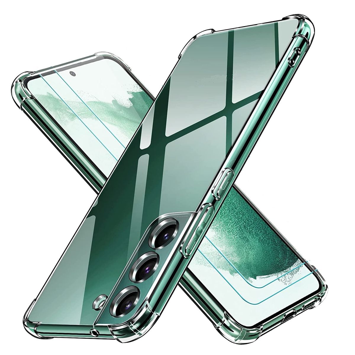 GENERICO - Carcasa Anti Golpes Para Samsung Galaxy S22 5G y Lamina Completa