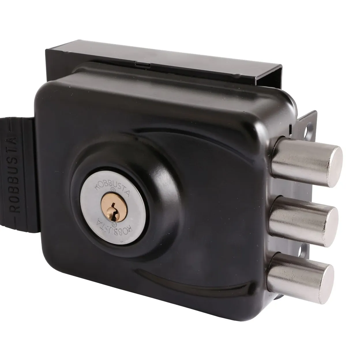 POLI - Cerradura Sobreponer Poli Robbusta 7400 B60 3 Pitones - Caja