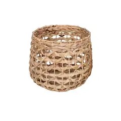 LA SILLERIA - CANASTO CAMPESTRE FIBRA NATURAL L