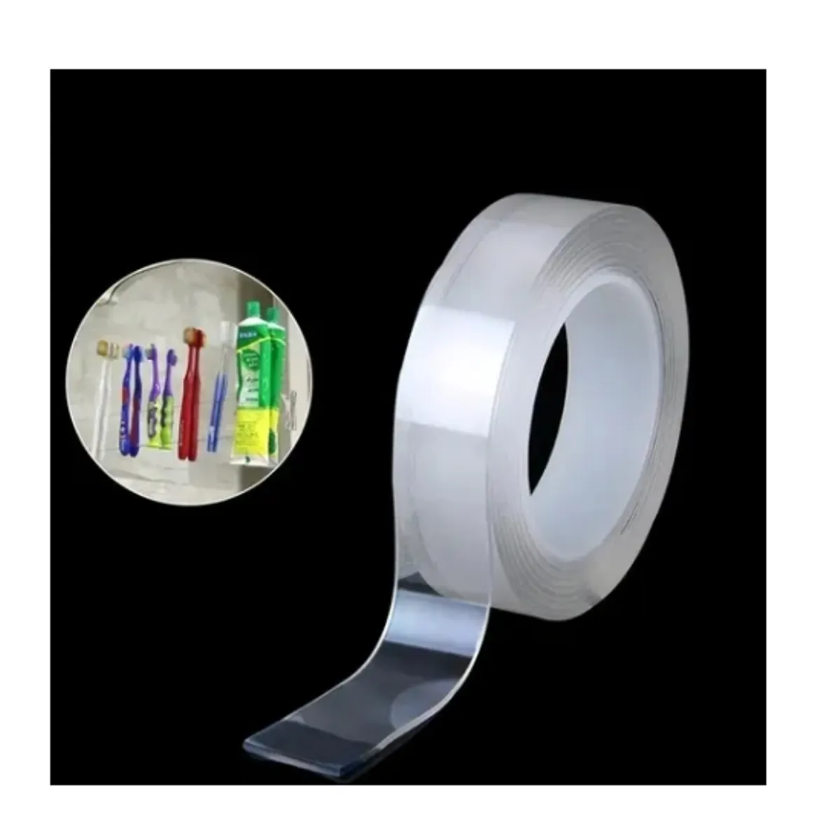 ESHOPANGIE - Cinta Doble Contacto Faz Adhesiva Reutilizable 10mts