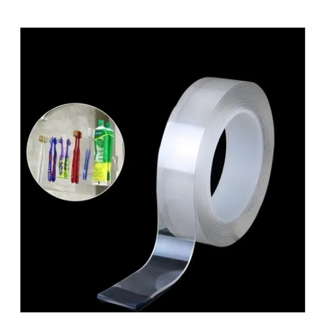 ESHOPANGIE - Cinta Doble Contacto Faz Adhesiva Reutilizable 10mts