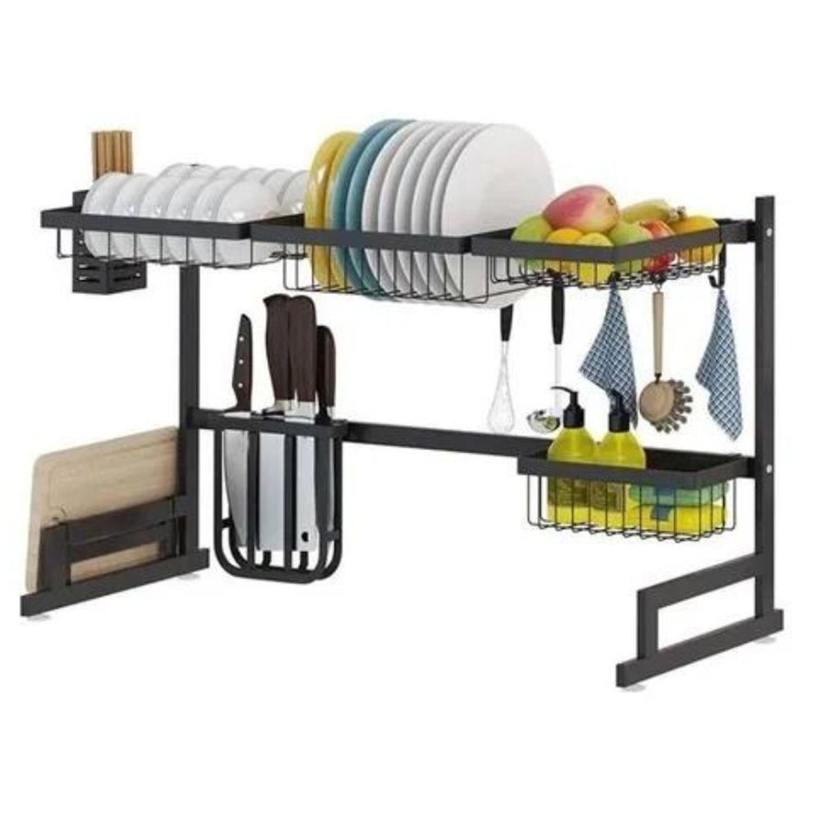 GENERICO - Secador De Platos Escurridor De Loza 85cm Organizador