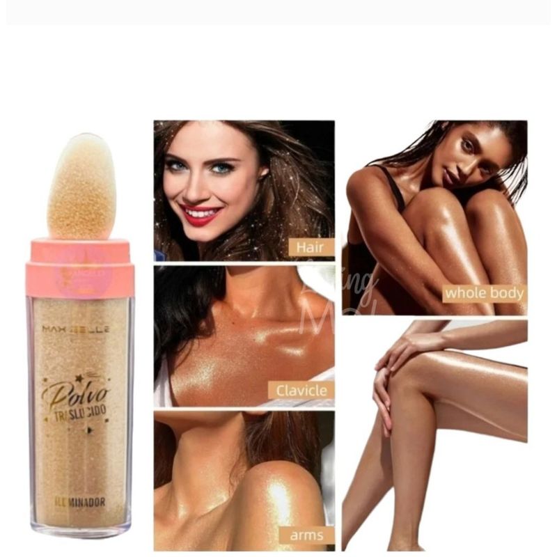 MAX BELLE - Polvo De Hadas Para Cuerpo Rostro Ojos Y Cabello