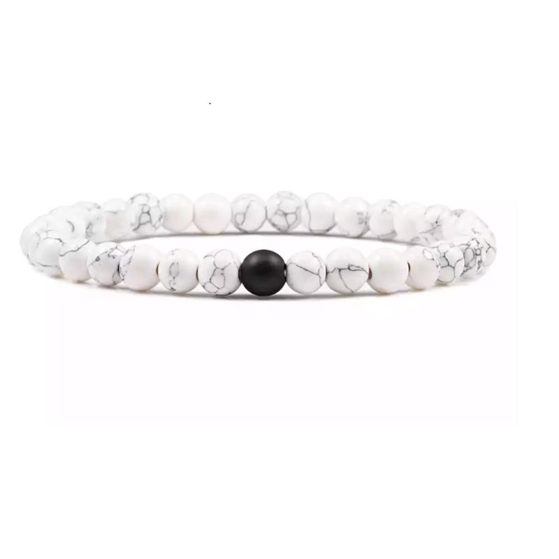 GENERICO - Pulsera Brazalete Ajustable Piedras Blancas Preciosas