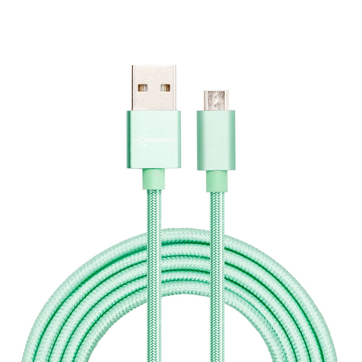 GENERICO - Cable Micro USB Smart&Go 1m Menta