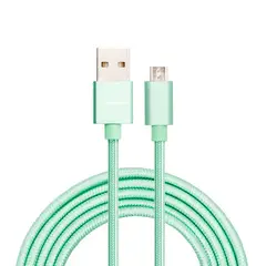 GENERICO - Cable Micro USB Smart&Go 1m Menta
