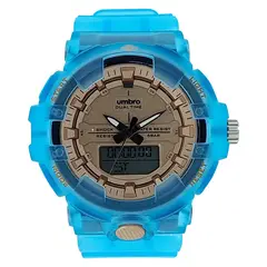 UMBRO - Reloj Transparente Celeste