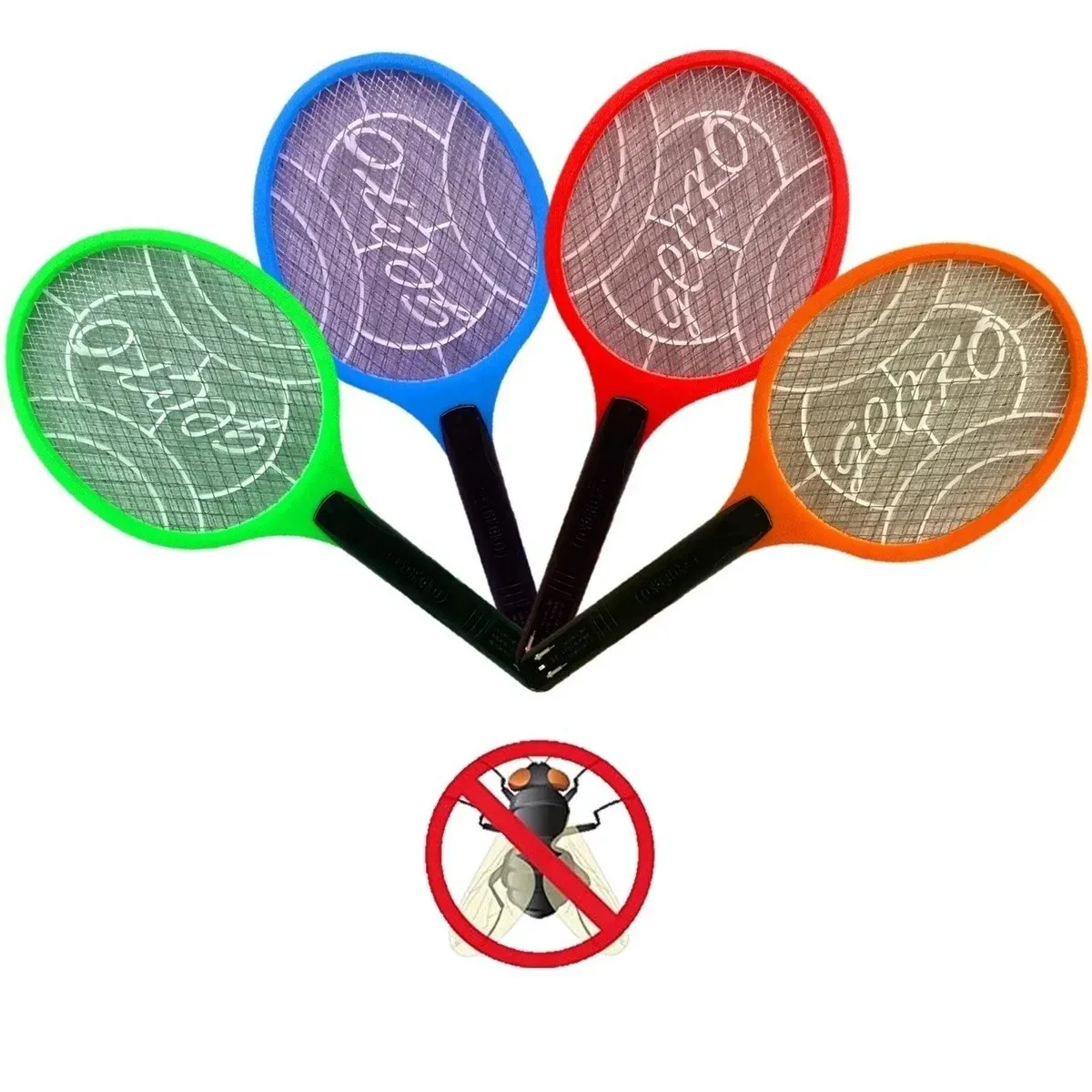 GENERICO - Raqueta Mata Mosca Eléctrica Recargable Mata Insectos Mosquitos