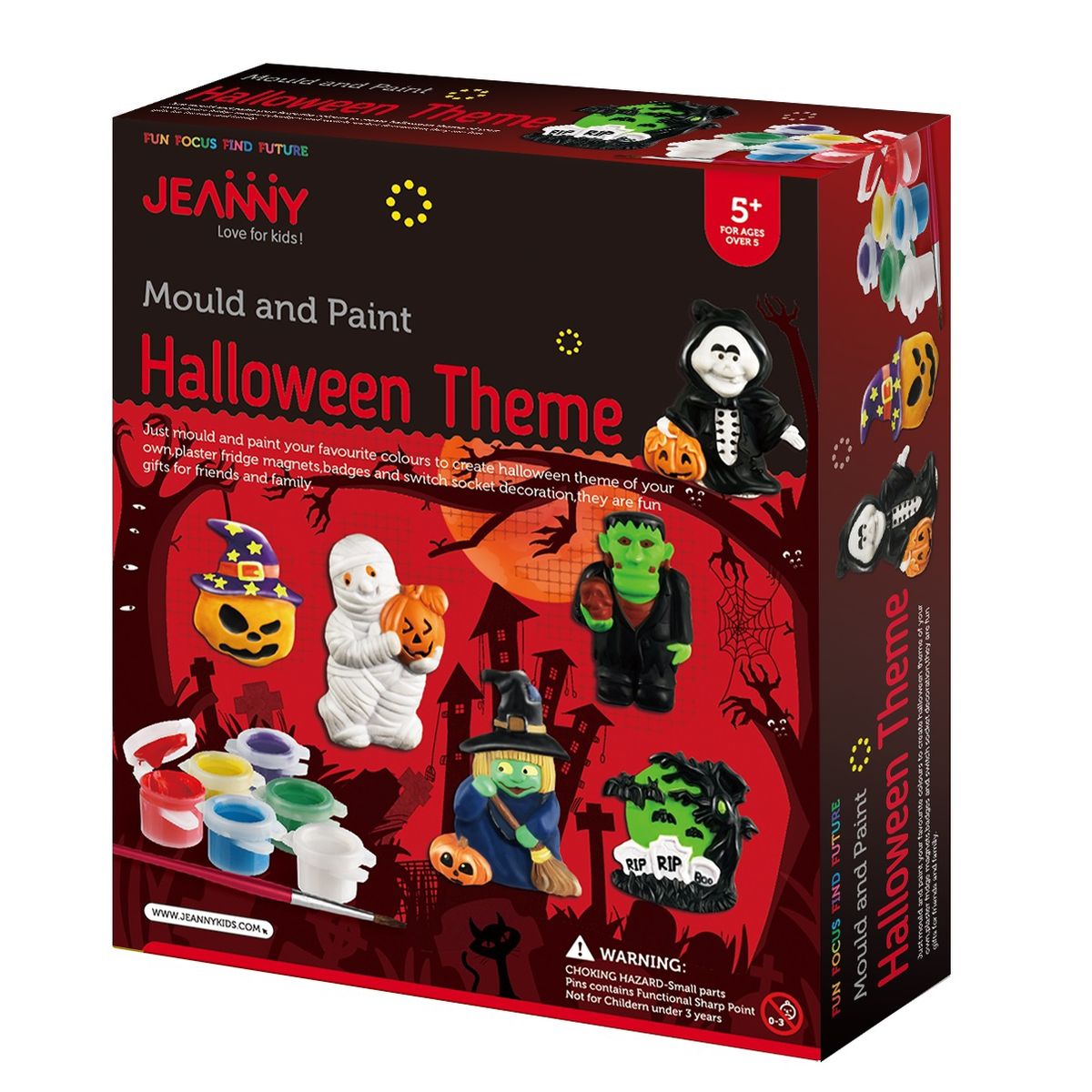JEANNY - Moldea y Pinta Figuras Para Halloween